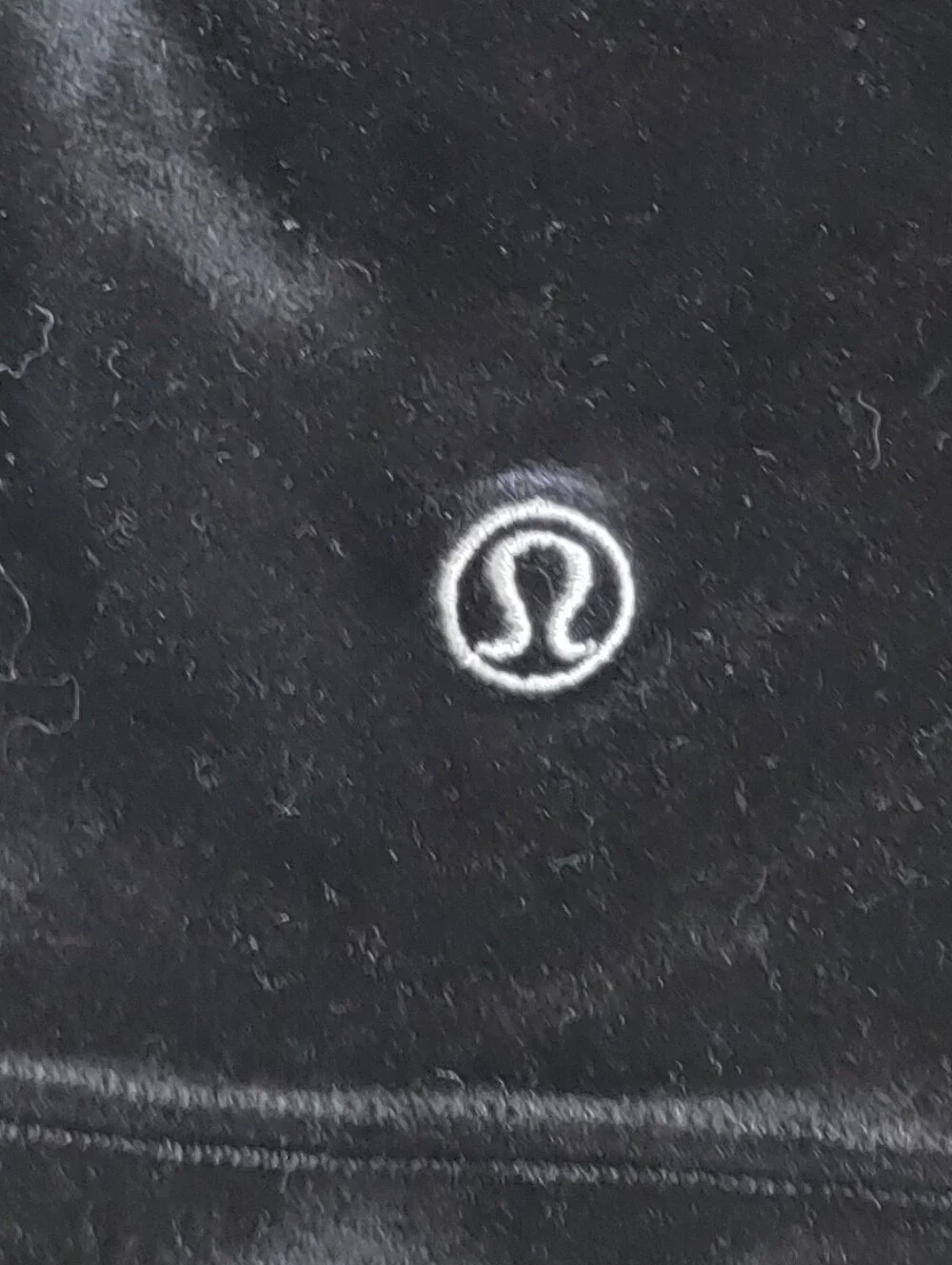 Lululemon All Aligned Mock Neck Long Sleeve Shirt *Crushed Velvet Black Size 4